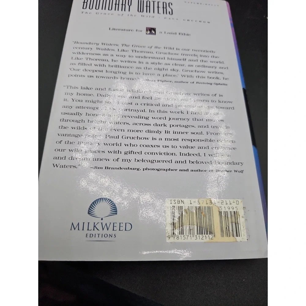 Boundary Waters: The Grace of the Wild (The World As Home) by Paul Gruchow